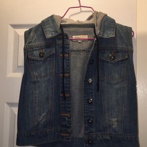 Jean jacket vest👖